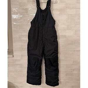 In Motion Kids Snow Bib Pants Black Size Small Insulated Winter